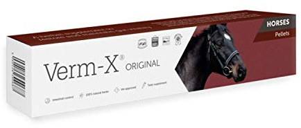 Verm-X Pellets für Pferde, 250 g. Statt chemischer Wurmkur für Pferde eine natürliche Kontrolle innerer Parasiten mit der bewährten Verm-X Kräuter-Rezeptur.