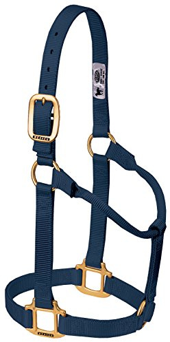 Weaver Leather Original Nylon Pferdehalfter Nylon Navy Yearling