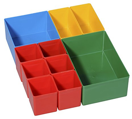 Allit inserto set di scatole 270 X 216 X 63 mm per valigia e cassetti, multicolore, ProServe Insert Set 1
