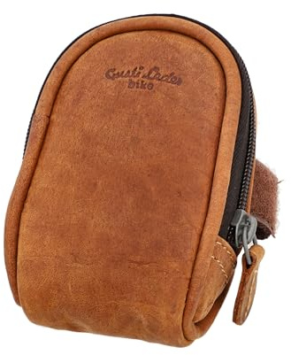 Gusti Accessoires Velo - Udo B. Sacoche pour Selle de Vélo Bicyclette Doublure Imperméable Vintage Unisexe Cuir Marron