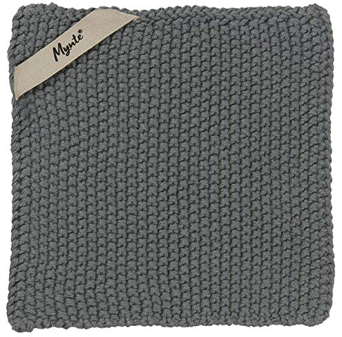 IB Laursen Topflappen Mynte moosgr?n gestrickt