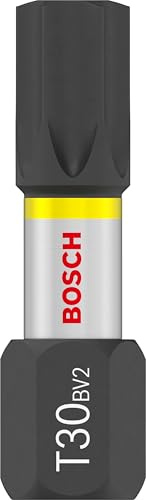 Bosch 25x PRO Torx Impact Bit, T30, 25 mm, Display, 10 x 25-tlg. | Länge 25 mm, Professional Zubehör Schraubendreher, Bohrmaschine/Schrauber