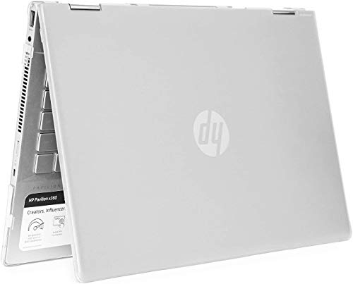 mCover Hard Shell Case ONLY Compatible for 2021 / 2022 14 HP Pavilion x360 14-DYxxxx Series (NOT Compatible with Other HP Pavilion Series) Convertible laptops (Clear)