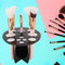 Pot Pinceau Maquillage Support Pinceaux Maquillage,support De Maquillage Organisateur De Pinceaux Cosmétiques Pinceau De Maquillage Tapis De Nettoyage Accessoires Maquillage