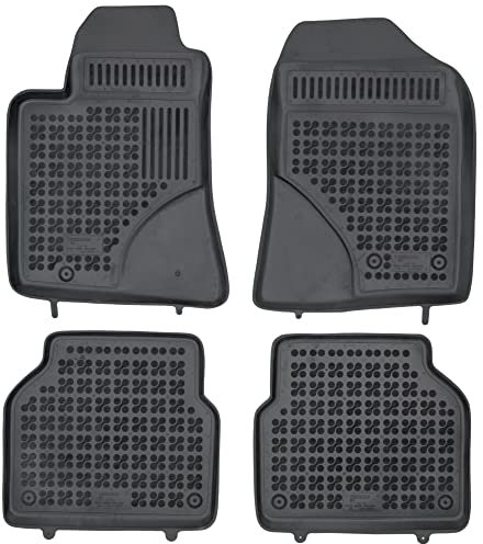 MOTOS Gummimatten Auto Fussmatte passt für Toyota Avensis II 2003-2009 Verbessern Sie Ihren Reisekomfort mit Antirutschmatte Auto - Allwetter fußmatten Auto, Schutz vor Verschmutzung