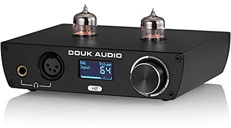 Douk Audio HiFi Vacuum Tube Headphone Amplifier Balanced XLR Desktop Audio Amp for Headsets