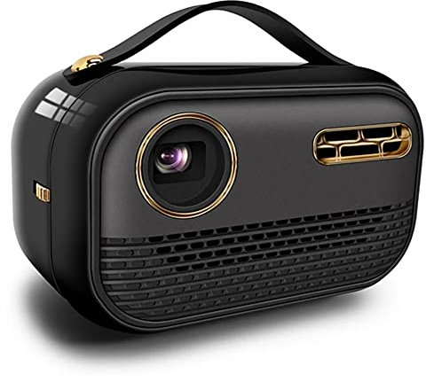Android 8.1 5G WiFi Bluetooth DLP. Proiettore, 4k E Ios/Schermo Di Sincronizzazione Android Supportato, 3500 Lumen Luminosità, Batteria Ricaricabile Da 5000 MAh, Intrattenimento Domestico