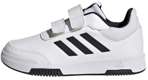 adidas Tensaur Hook And Loop Shoes, Zapatillas Unisex niños, Ftwr White Core Black Core Black, 36 EU