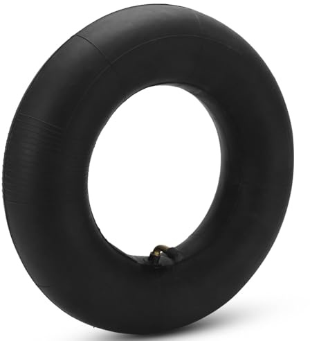 Agatige 4.10/3.50‑6 Rubber Inner Tube, Heavy Duty Inner Tube Replacement with Bent Valve Stem for Pneumatic Wheelbarrow Wheel Lawn Mowers Hand Trucks Karts