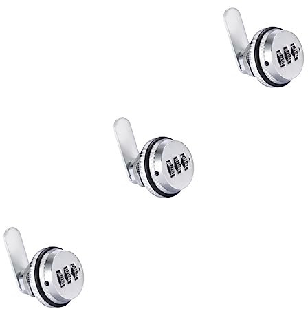STOBOK 3pcs Box Code Combinations Keyless Security Lock for Mailboxes Cabinets