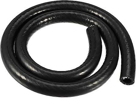 QUARKZMAN Tubo De Silicona De Vacío Negro 1Pc Di 12Mm Para Coche | Longitud 1M/3.28Pies, Diámetro Exterior 20 Mm, Grosor 4 Mm, Para Benz, Para Audi, Para Toyota, Para Honda, Para Ford