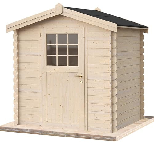 Casetta da giardino in legno per esterni 4 mq 200x200 25mm MADE IN ITALY mod. MONET casetta in legno, rimessa attrezzi, deposito, box per esterni