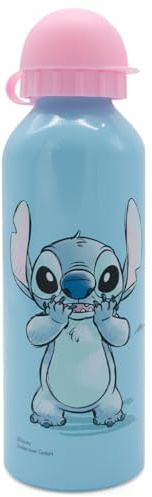 ms móvil shop STITCH Bouteille Gourde en Aluminium 500 ml You Are Magical Produit Officiel pour Enfants Disney Classics Stitch Coeur