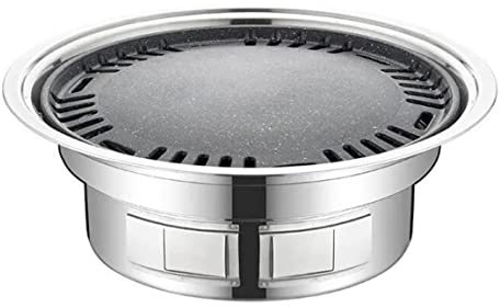 BBQ Grills Outdoor-BBQ-Grill Tragbarer Camping-Holzkohlegrill Edelstahl Wiederverwendbarer Grill Für Terrasse Drinnen Draußen Holzkohlegrill Picknickgrill (Size : 40x13.5cm)