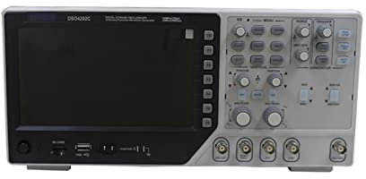 KOZWAY Oscilloscopes Dso4202c Oscilloscope multimètre numérique USB 200m Hz 2 canaux LCD Analyseur de logique Portail Portail d'affichage Portail