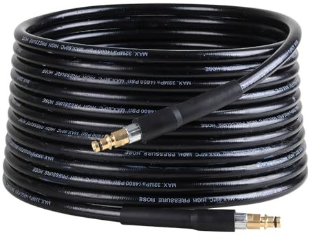 TNSLAND 10M Tubo Flessibile ad Alta Pressione per Kärcher K2 K3 K4 K5 K6 K7, Tubo Idropulitrice per Karcher Sonda Sturatubi per Idropulitrice, per Accessori Idropulitrice Karcher con Connecteur Rapide