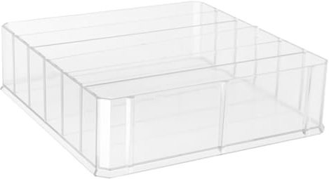 HONMEET Durchsichtige Spardose Mit Multi-grid-box Für Bargeld Münzen Und Karten Als Akten-organizer Für Schreibtische Aufbewahrungs-organizer Für Büros Und Klassenzimmer
