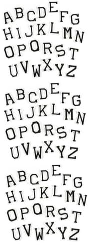 SEWACC 78stücke Teiliges Schwarzer Buchstaben-patches Selbstklebende Gestickte Applikationen Für Kleidung Jeans Und Hüte -bastelzubehör Breit