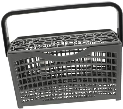 MUSISALY Storage Basket with High Temperature Resistance Small Dishwasher Cutlery Basket Plastic Fork Knives Holder and Kitchen Storage Box for Utensils and Forks for Dishwasher Use