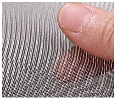 YMCIBTJJ Cubos de Cultivo de Lana de Roca con Agujeros, Malla filtrante de Acero Inoxidable 304, Malla 80, Resistente a la oxidación (1 x 3 m)