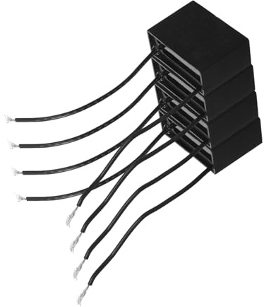Hoement 4pcs Cbb61 Capacitor: Blower Fan Run Capacitor For Kitchen Exhaust Systems - Heat-resistant Motor Parts Improves Ventilation Efficiency