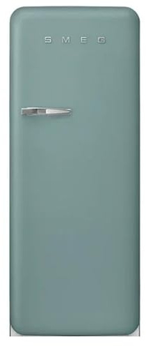 Frigorífico Smeg de 1 Puerta, Inverter, 270 Litros, Verde Sal Marina, Apertura a la Derecha