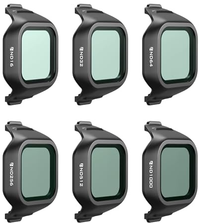 Freewell Ganztägige ND-Filter für DJI Mini 5 Pro | ND16, ND32, ND64, ND256, ND512 & ND1000 – volle Lichtsteuerung für Kinofilmen