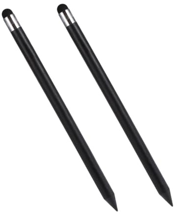HOMSFOU 2pcs High Precision Capacitive Stylus Pens for Touchscreens Comfortable Grip Touch Pen for Tablets and Smartphones for Drawing Writing and Navigating Devices