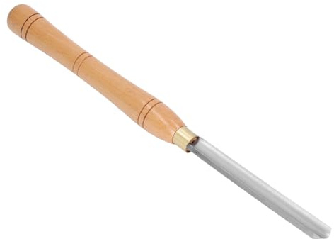 ZASCHMOY Scalpello per Tornio per Legno - Manico in Faggio di Alta qualità e Lama Ad HSS per la Lavorazione del Legno - Ideale per attività di Taglio e Intaglio