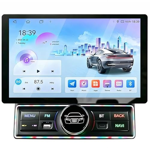 Android 15 Autoradio 2 Din Navigazione GPS 13.1'' Multimediale Touch Screen Per Cabrio 2009 Tethering Internet Chiamate in Vivavoce SWC Car Stereo(4 Core Wifi 2+32GB)