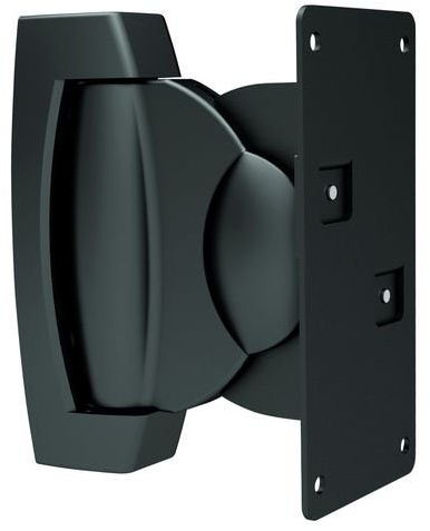 HALTERUNGSPROFI Support Mural pour Haut-parleurs jusqu'à Super-Portant 10kg Pack de 2 Noir modèle LSSL1