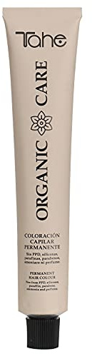 Tahe Organic Care Tinte Orgánico Permanente para el cabello de larga duración Sin Amoniaco, 100 ml, Tono 6.67 Rubio Oscuro Rojo Violeta