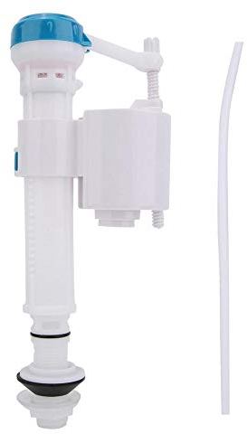 Valvola di Scarico WC - Valvola di Scarico per Cisterna Vaschette WC - Cisterna Sifone Bagno Blu e Bianco G1/2 Plastic