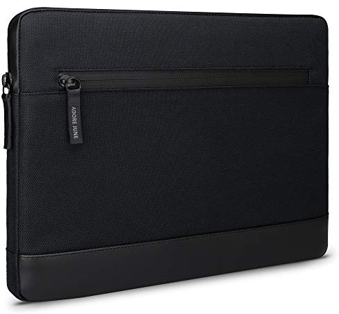 Adore June 14,6 Zoll Bent Premium Tablet Tasche Schwarz kompatibel mit Galaxy Tab S9 Ultra und Galaxy Tab S8 Ultra, Nachhaltige Recycelte Stoffe und Stifthalter für S-Pen