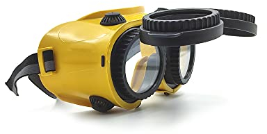 WKS Vollschutzbrille/Schweißerbrille mit Klapprahmen und Gewinderingen für Ø 50 mm Gläser belüftet