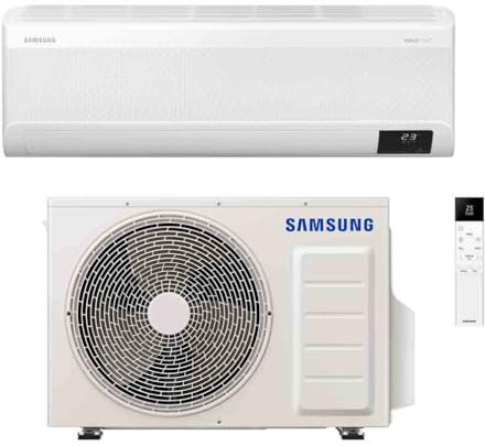 Samsung WindFree Elite 12000 BTU, Climatizzatore Monosplit in Pompa di Calore, SmartThings e Intelligenza Artificiale, WiFi, GAS R32, AR12CXCAAWKNEU+AR12TXCAAWKXEU, [Efficienza energetica A+++/A+++]