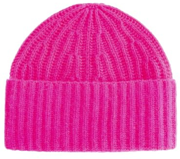 Zwillingsherz 100% Kaschmir Beanie – Strickmütze aus Cashmere – Hochwertige Grobstrick Mütze für Damen – Wintermütze One Size – Weiche & warme Mütze – Premium Qualität für Herbst, Winter & Frühling