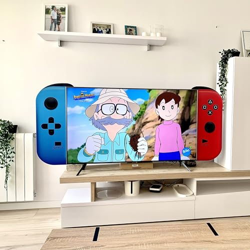 Maemuky Manettes DÉCORATIVES - Setup Gaming Accessoire - Deco Gaming Room - Decoration Chambre Gaming - Deco Gamer - Switch Console - Objet Gaming (TV 65 pouces)