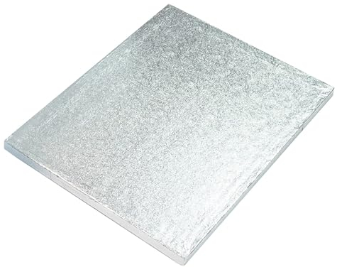 Culpitt 16 x 12 Oblong Cake Boards | 5 Pack| 3mm Hardboard Cards For Celebration Desserts, Birthday Treats, Tray Bakes, Cupcakes, and More! Strong, Rectangular - Pack Of 5