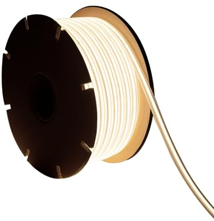 LEDKIA Tira LED Regulable 220V COB 320 LED/m BOBINA 50m 8W/m 720lm/m Ancho