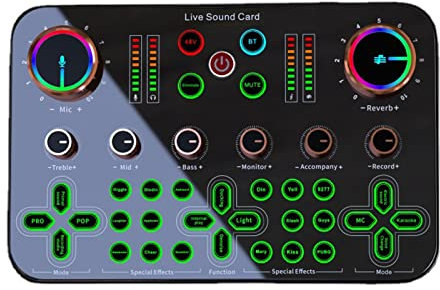 BAYORE Live Soundkarte Podcast Mixer Soundkarte Für Gaming Musikproduktion Und Podcasting Studio Soundkarte In Professioneller Qualität