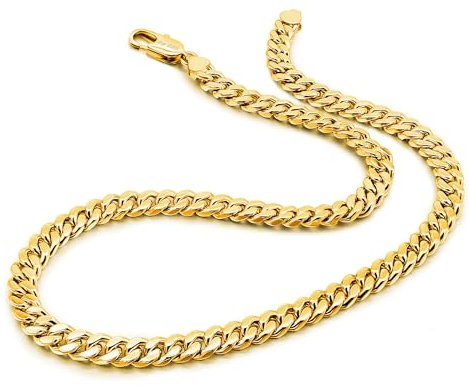 Dankadi Collana Cubana Large 8-10-12MM Massiccia in Argento 925, Catena Cubana Maglia Liscia e Cannelatura 40,6-76,2 cm Gioiello Classico Rock Punk Hip Pop Miami da Uomo, 18, Argento sterling