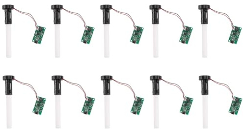 Vkyipg Mini Air Humidifier Mist Maker USB Atomizer Transducer Atomization Piece DIY Accessories and PCB Drive Module(10PCS)