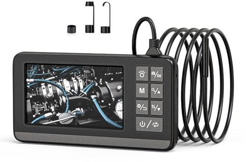 NIHUIFA 8mm Single Lens Industrial Endoscope 1080P High Digital Borescope Inspection Camera for Pipe Sewer