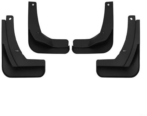 FUANA Paraspruzzi per auto, 4 pezzi, colore: nero, per Golf 7 2014 – 2017, accessori di ricambio per ruote auto