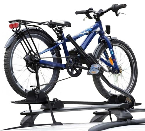 Farad Fahrradträger Dachfahrradträger kompatibel mit Fahrräder bis 25kg Stahl EBike FatBike