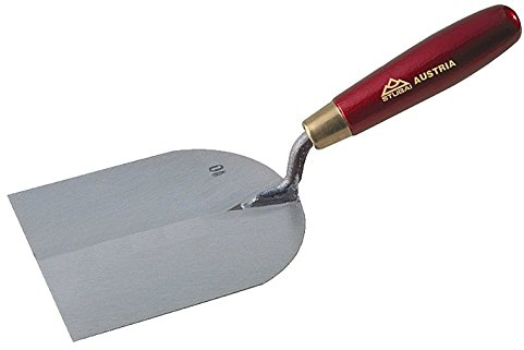 Stubai 427046 Spatule de plâtriers, Argent/rouge, 100 mm