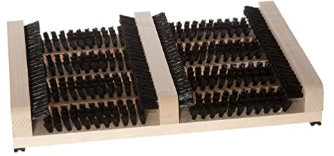 Boot Scraper/Shoe Scrubber - Doormat Scraper with Brush