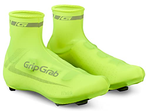 GripGrab RaceAero Copriscarpe Aerodinamici Estivi per Bici da Corsa Leggeri da Ciclismo in Lycra Antipioggia Calzari