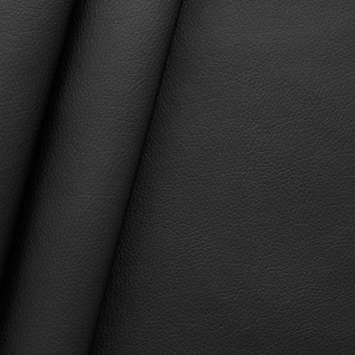 Polster PU Kunstleder Super Soft, Polsterstoff Möbelstoff Meterware - Schwarz